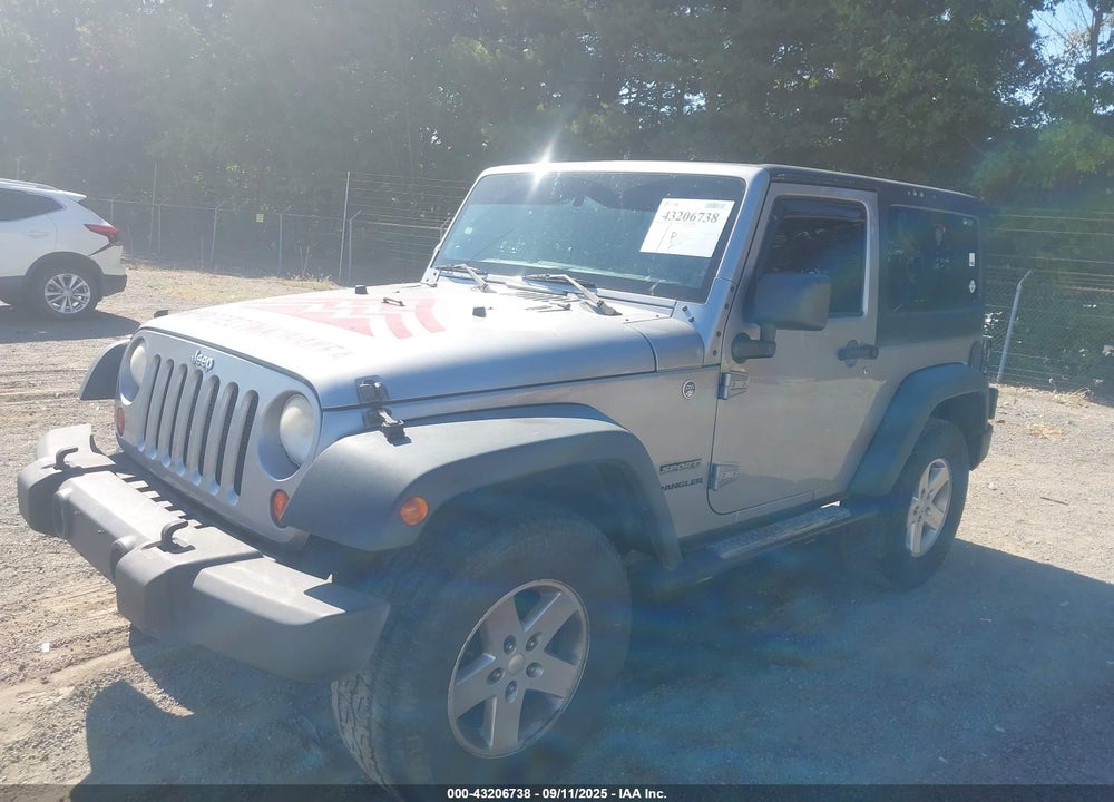 2013 JEEP WRANGLER SPORT VIN: 1C4AJWAG6DL654022