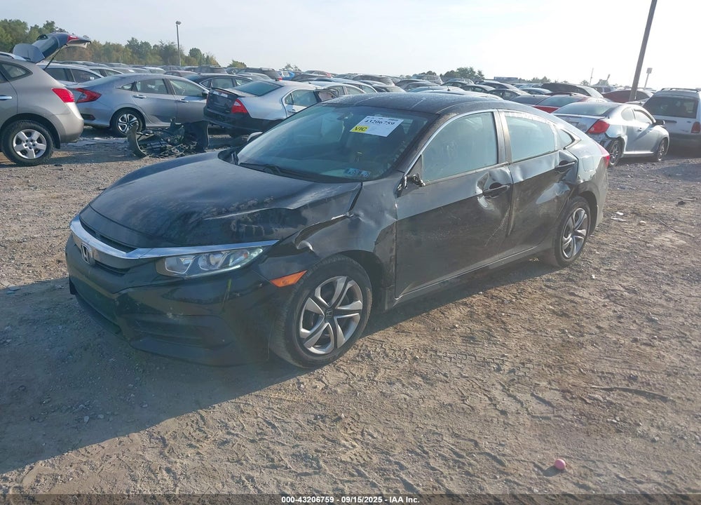 2018 HONDA CIVIC VIN: 2HGFC2F5XJH602256