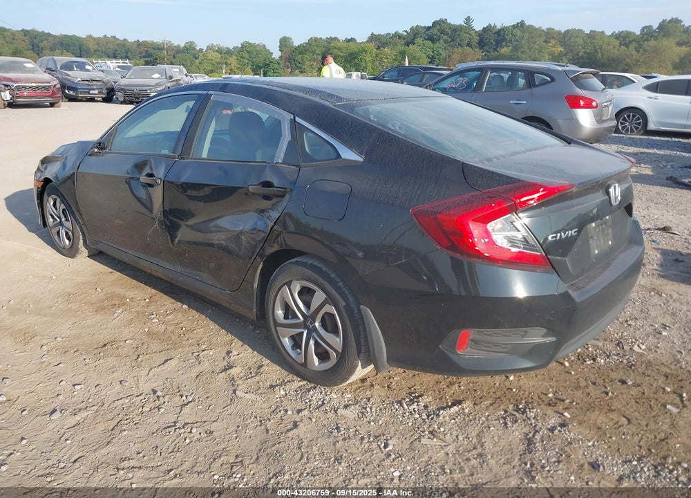 2018 HONDA CIVIC VIN: 2HGFC2F5XJH602256