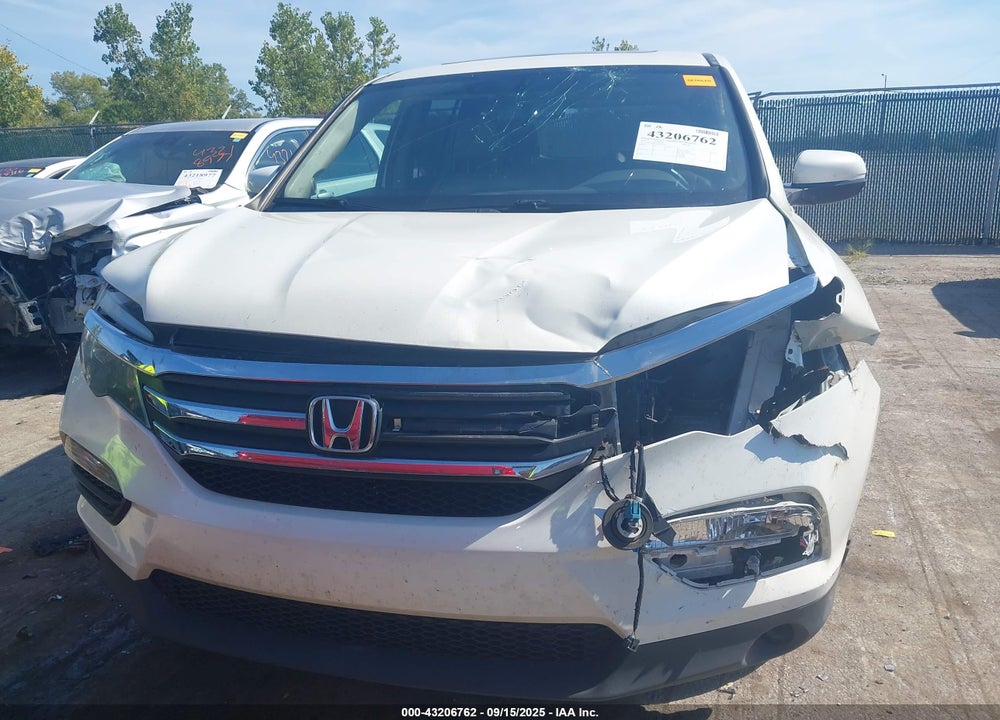 2016 HONDA PILOT EX-L VIN: 5FNYF6H71GB026124