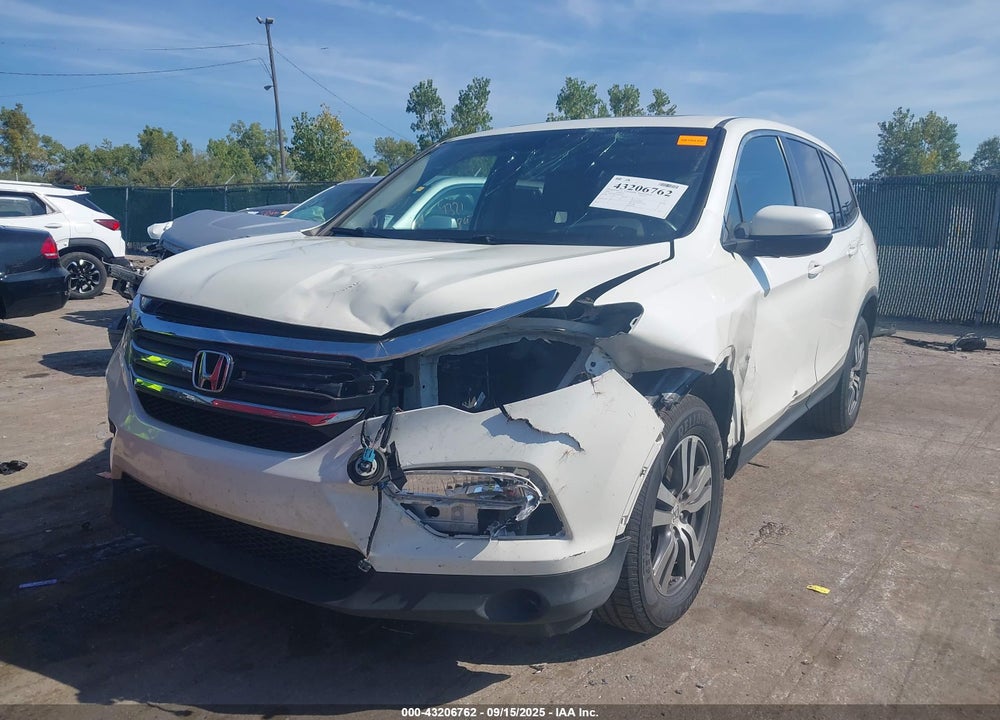 2016 HONDA PILOT EX-L VIN: 5FNYF6H71GB026124