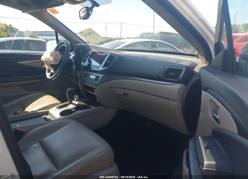 2016 HONDA PILOT EX-L VIN: 5FNYF6H71GB026124