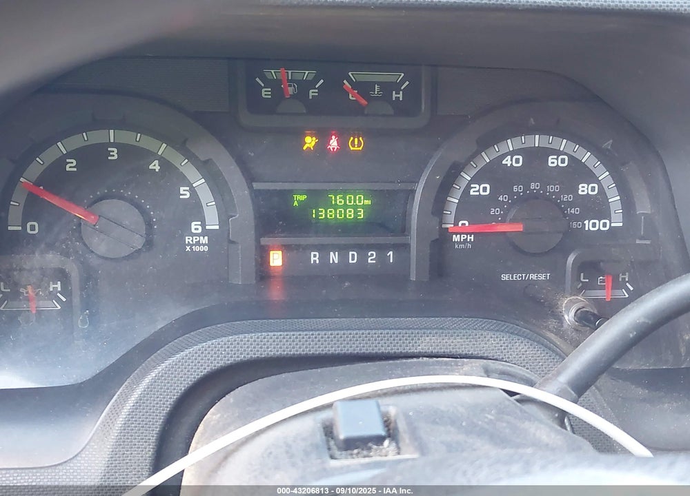 2009 FORD E-150 COMMERCIAL/RECREATIONAL VIN: 1FTNE14W89DA76499