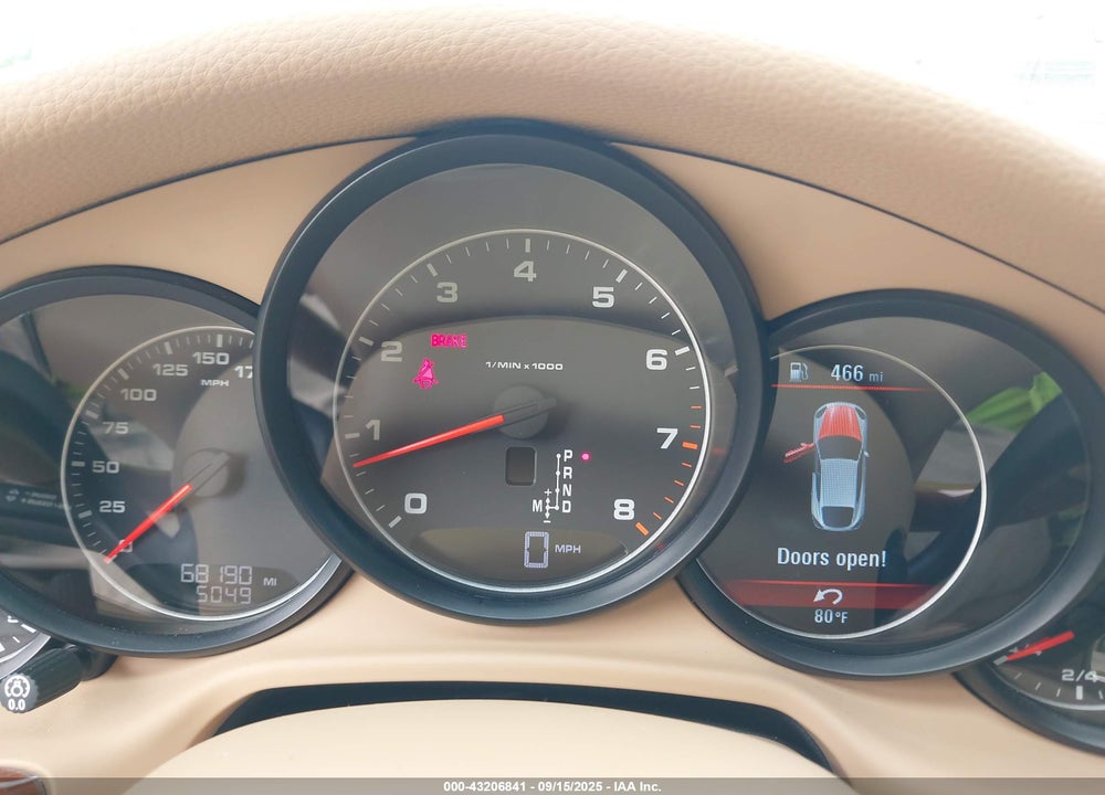 2014 PORSCHE PANAMERA 4 VIN: WP0AA2A75EL008092