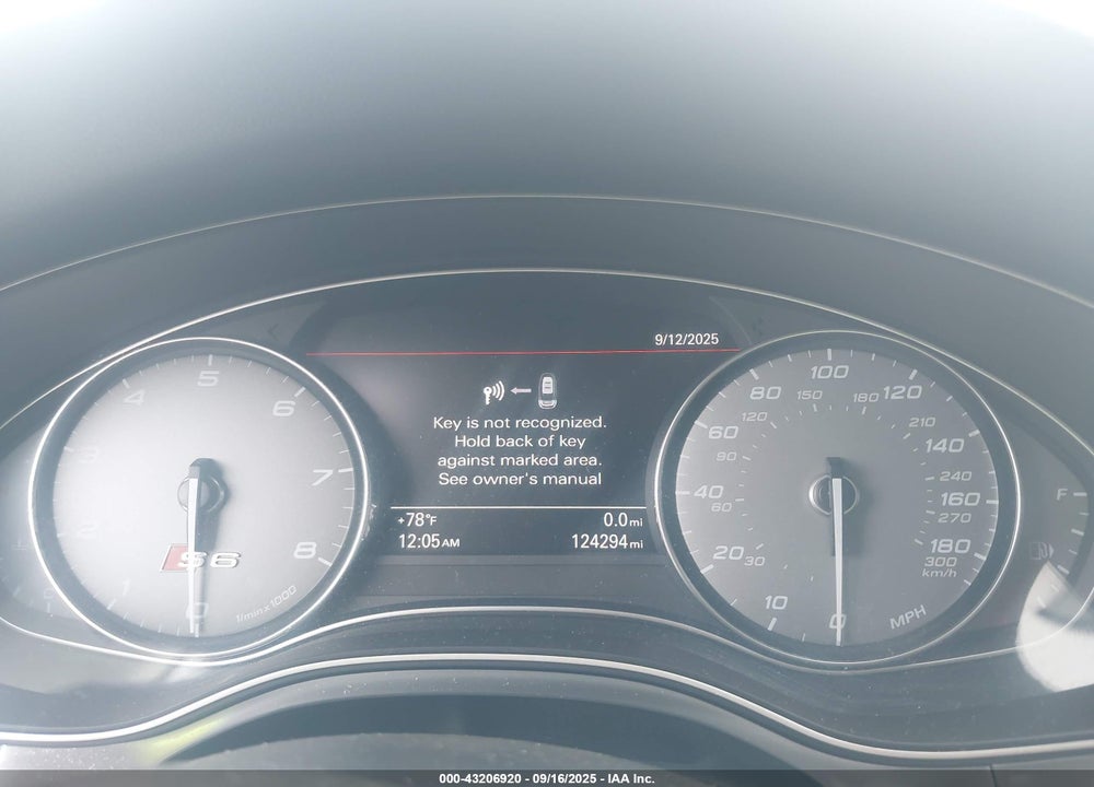 2014 AUDI S6 4.0T PRESTIGE VIN: WAUF2AFC8EN041754