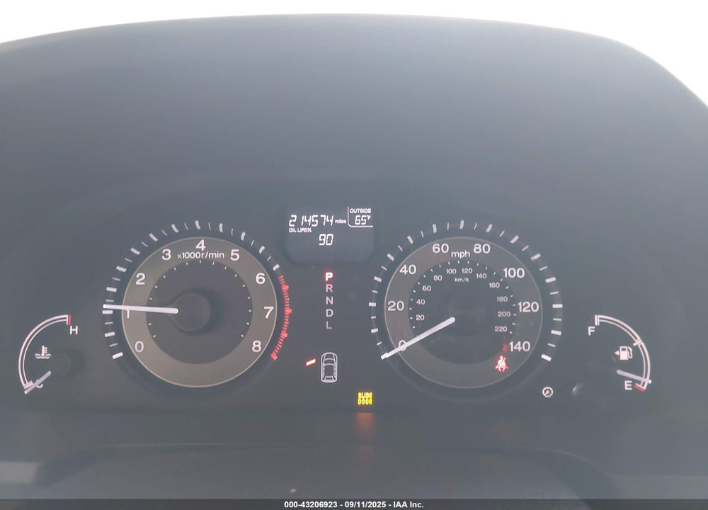 2015 HONDA ODYSSEY EX-L VIN: 5FNRL5H66FB116592