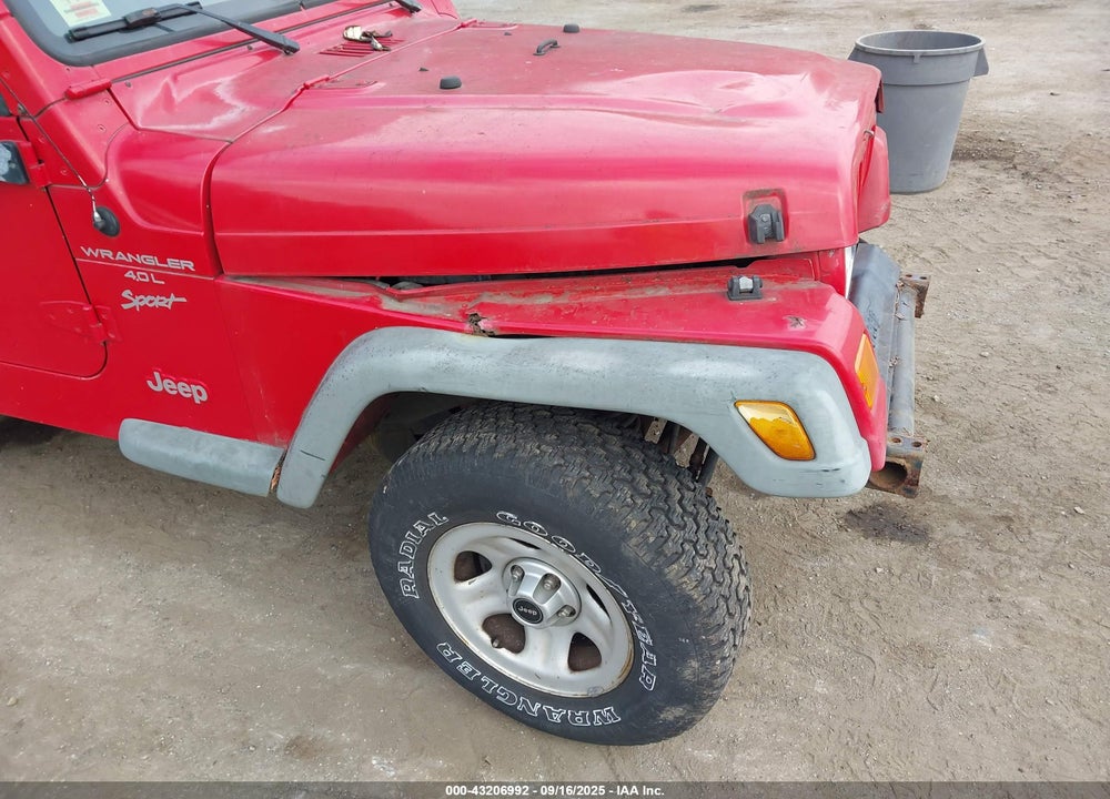 2001 JEEP WRANGLER SPORT VIN: 1J4FA49S81P313805