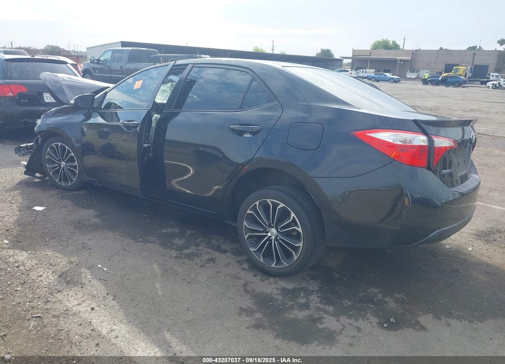 2016 TOYOTA COROLLA VIN: 5YFBURHE5GP432567