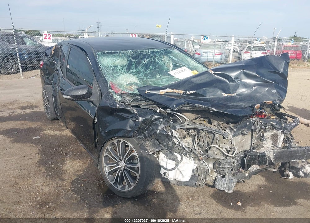 2016 TOYOTA COROLLA VIN: 5YFBURHE5GP432567