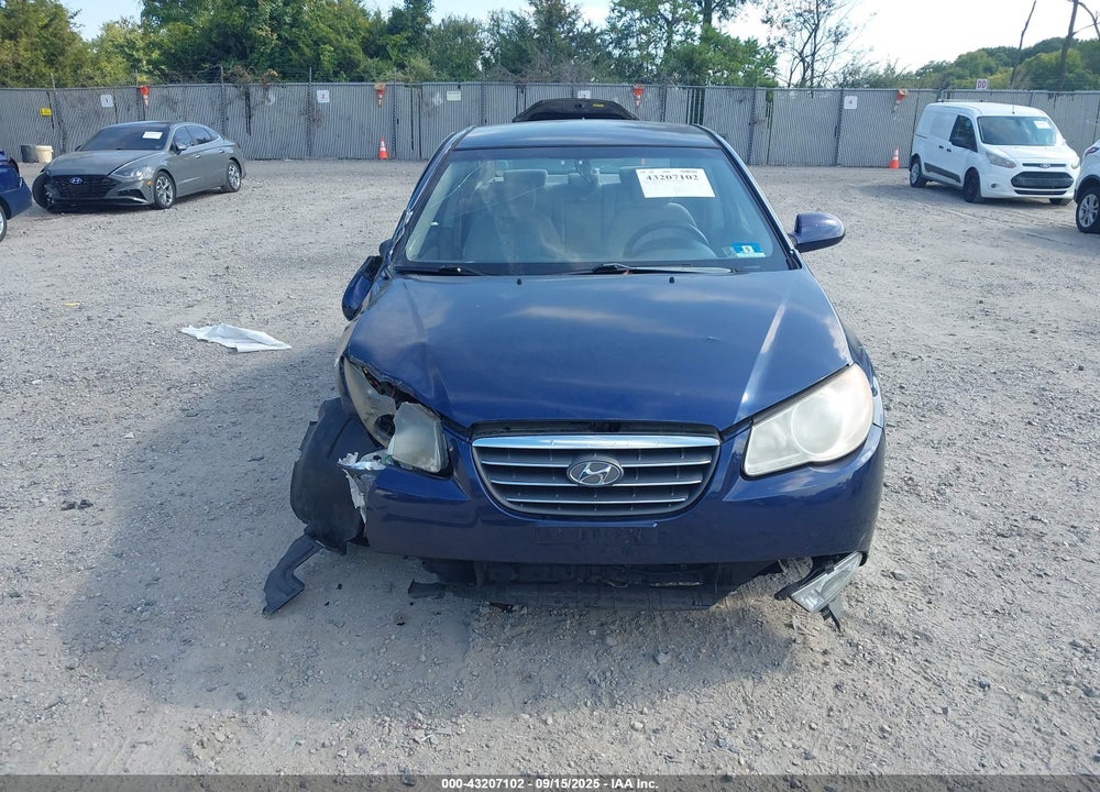 2009 HYUNDAI ELANTRA VIN: KMHDU46D19U650657