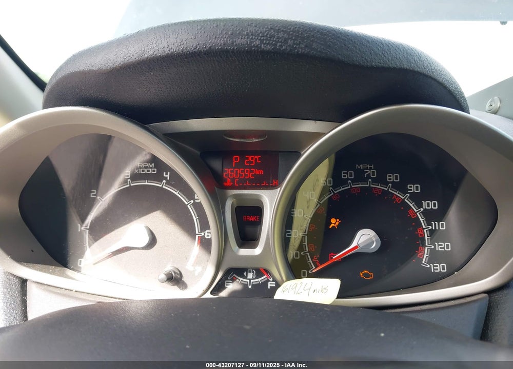 2011 FORD FIESTA SE VIN: 3FADP4BJ6BM198468
