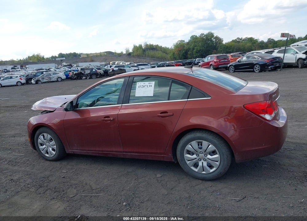 2012 CHEVROLET CRUZE VIN: 1G1PC5SH4C7348734