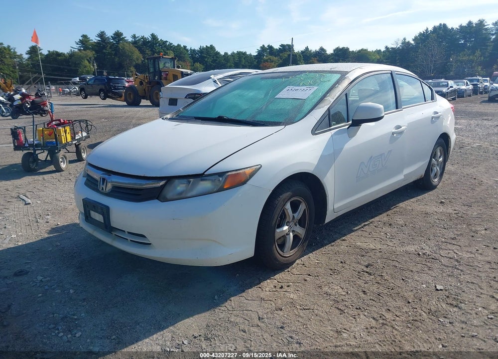 2012 HONDA CIVIC NATURAL GAS VIN: 19XFB5F55CE000222
