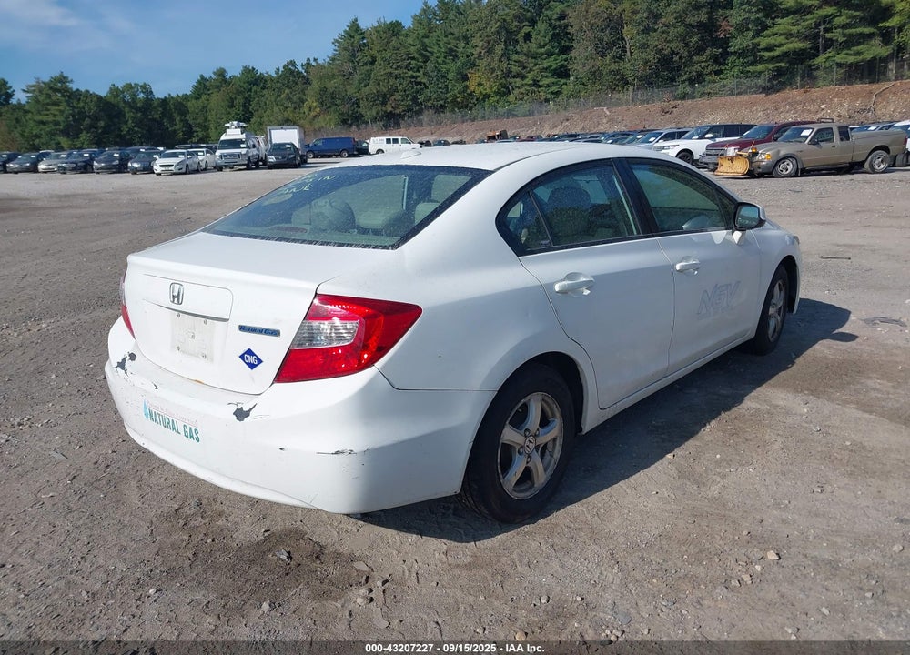 2012 HONDA CIVIC NATURAL GAS VIN: 19XFB5F55CE000222