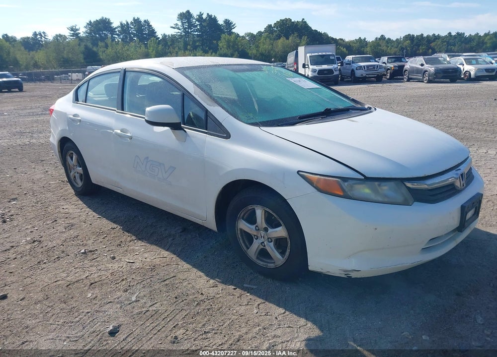 2012 HONDA CIVIC NATURAL GAS VIN: 19XFB5F55CE000222