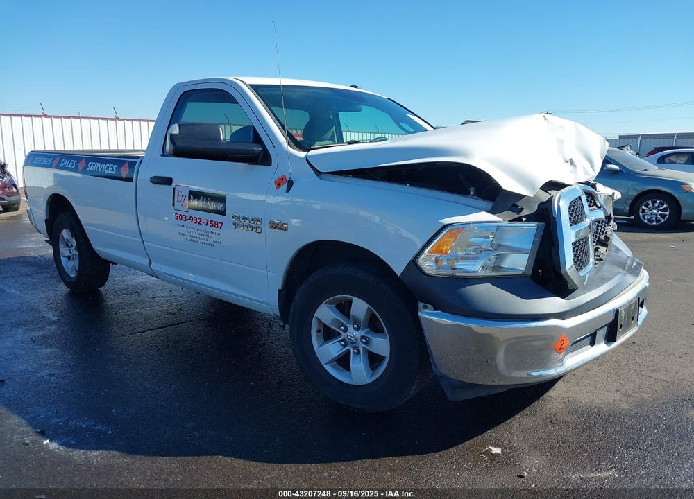 2018 RAM 1500 TRADESMAN 4X2 8' BOX VIN: 3C6JR6DT2JG162850
