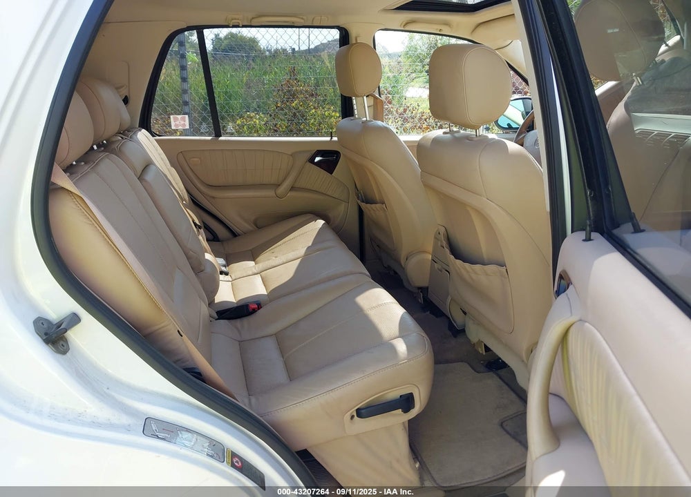 2001 MERCEDES-BENZ ML 320 VIN: 4JGAB54E11A287423