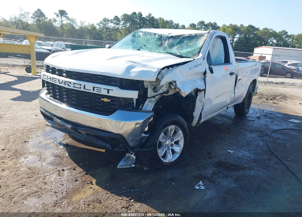 2021 CHEVROLET SILVERADO 1500 2WD LONG BED WT VIN: 3GCNWAEF3MG375762