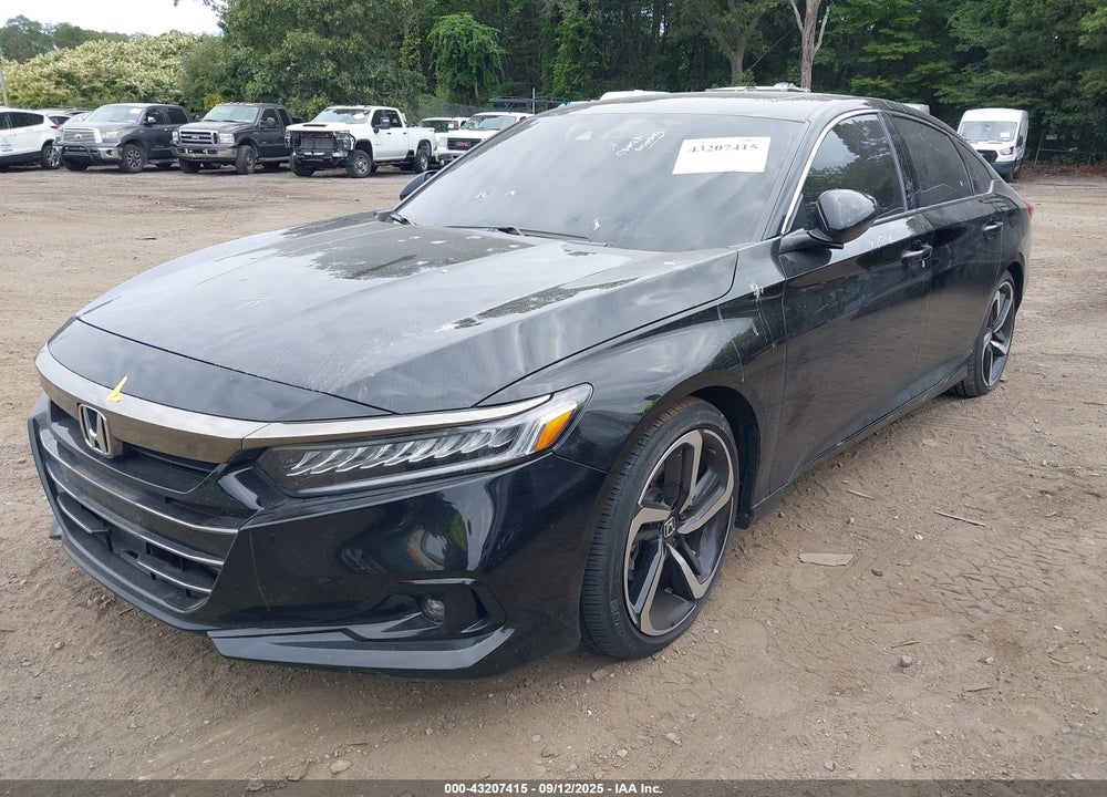 2022 HONDA ACCORD VIN: 1HGCV2F37NA011821
