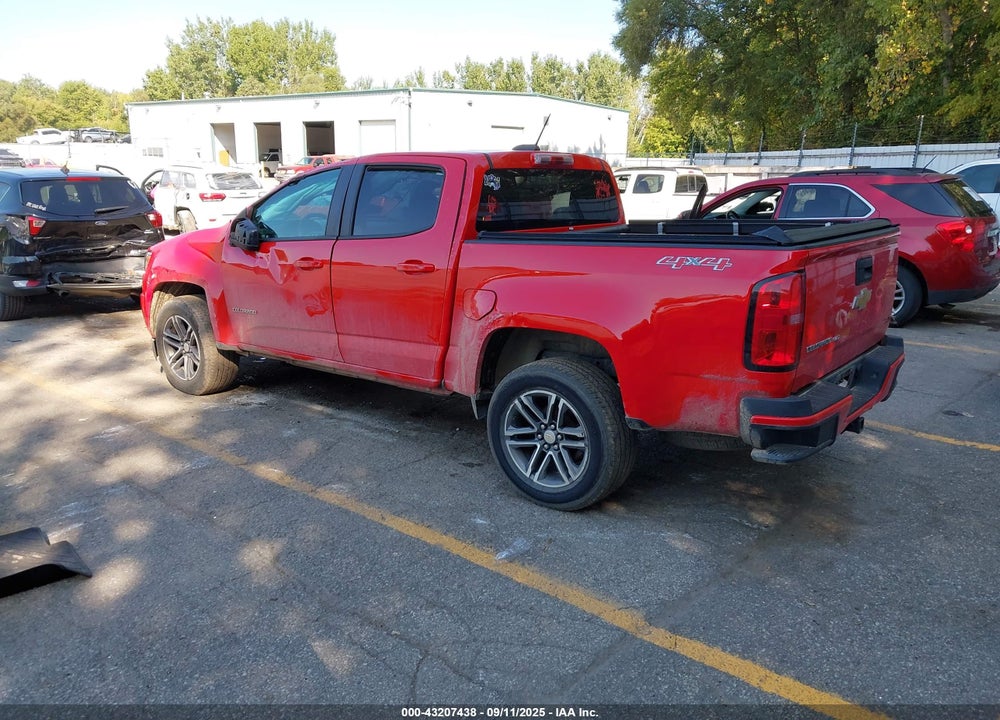 2020 CHEVROLET COLORADO 4WD SHORT BOX WT VIN: 1GCGTBENXL1102670