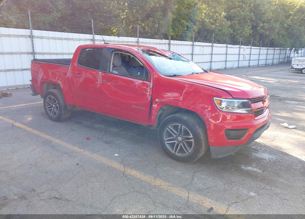 2020 CHEVROLET COLORADO 4WD SHORT BOX WT VIN: 1GCGTBENXL1102670