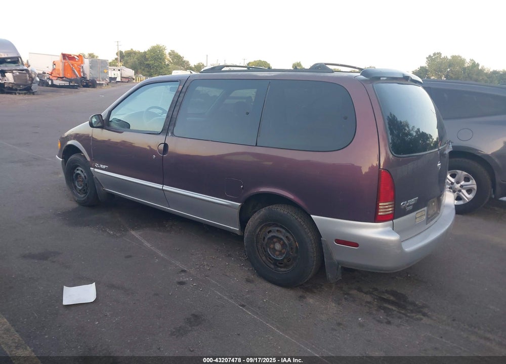 1998 NISSAN QUEST GXE/XE VIN: 4N2ZN1114WD815726