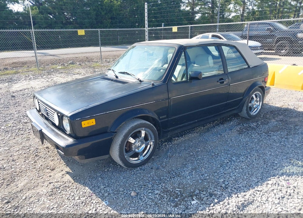 1992 VOLKSWAGEN CABRIOLET VIN: WVWCB5158NK009944