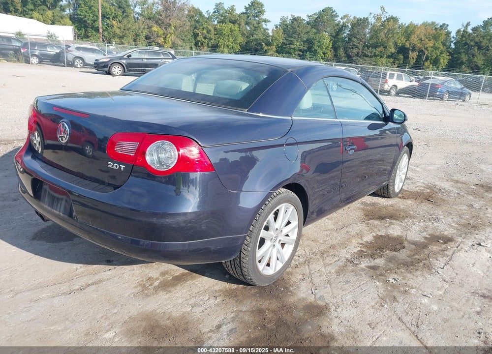 2007 VOLKSWAGEN EOS 2.0T VIN: WVWFA71F77V035652