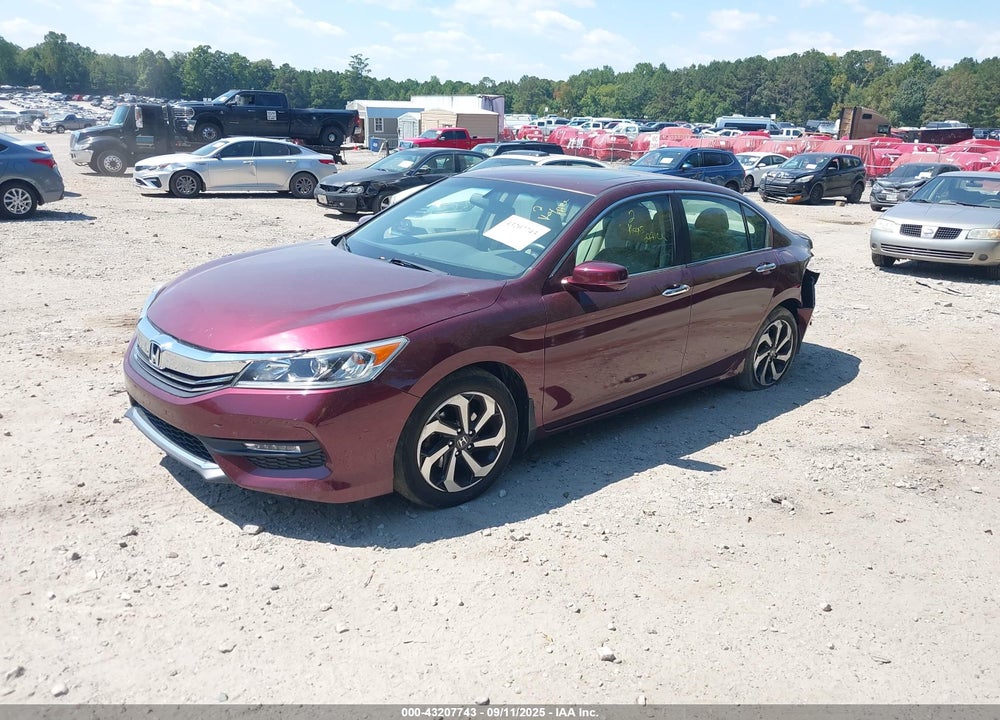 2016 HONDA ACCORD EX-L VIN: 1HGCR2F87GA179588