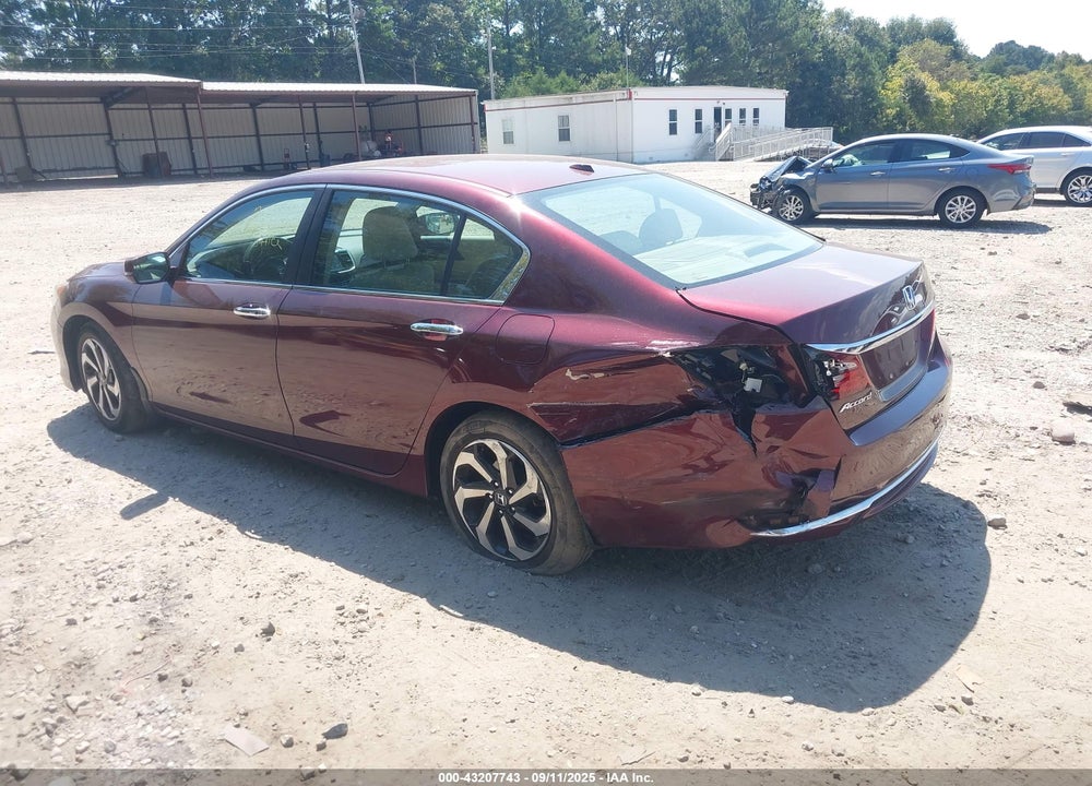 2016 HONDA ACCORD EX-L VIN: 1HGCR2F87GA179588
