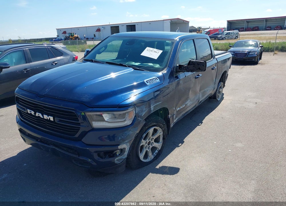 2019 RAM 1500 BIG HORN/LONE STAR 4X4 5'7 BOX VIN: 1C6SRFFTXKN787930
