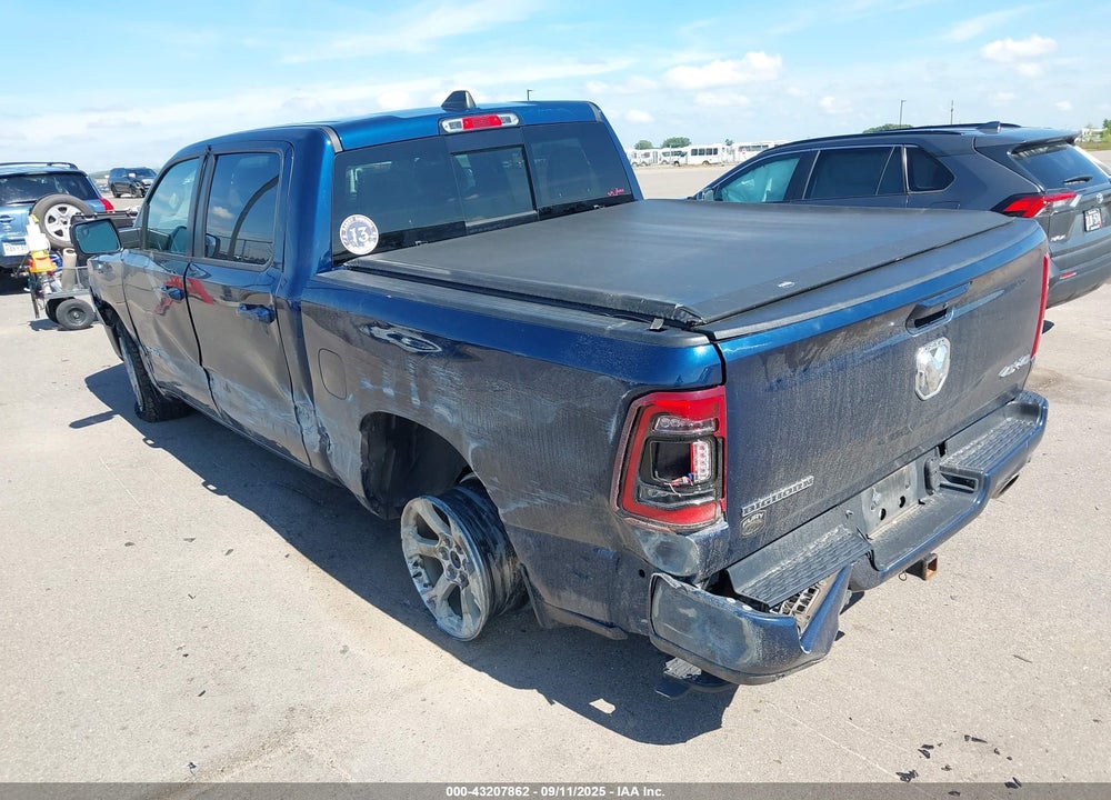 2019 RAM 1500 BIG HORN/LONE STAR 4X4 5'7 BOX VIN: 1C6SRFFTXKN787930