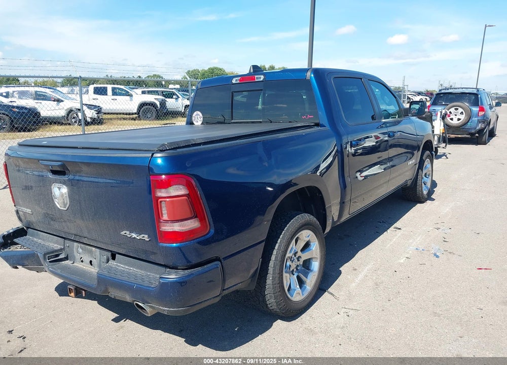 2019 RAM 1500 BIG HORN/LONE STAR 4X4 5'7 BOX VIN: 1C6SRFFTXKN787930