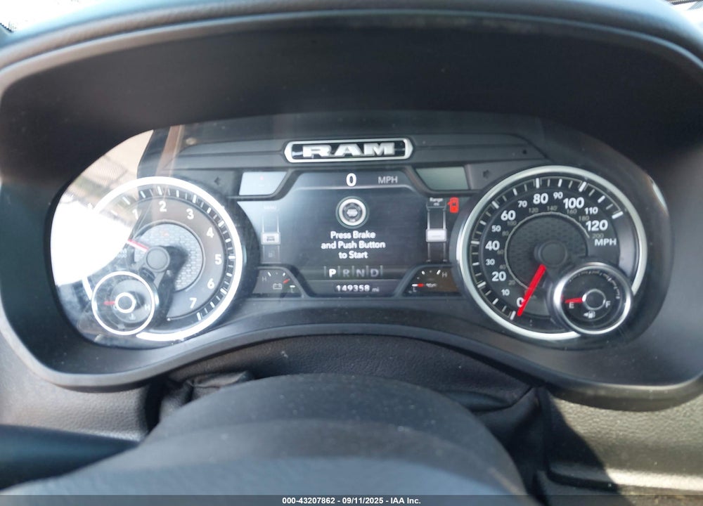 2019 RAM 1500 BIG HORN/LONE STAR 4X4 5'7 BOX VIN: 1C6SRFFTXKN787930