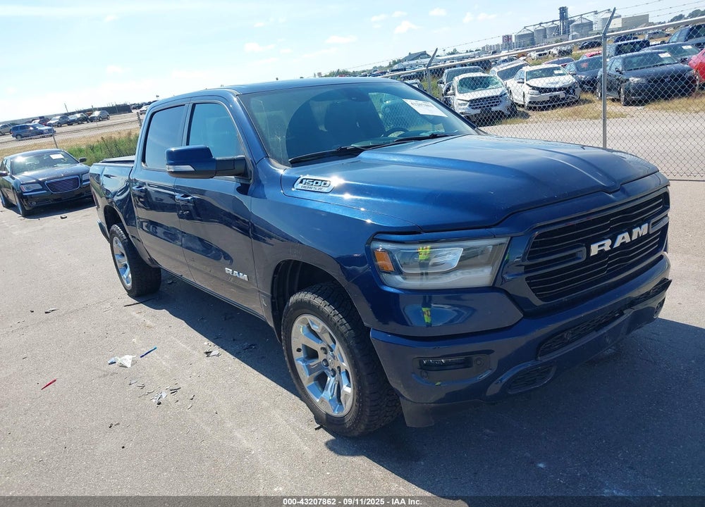 2019 RAM 1500 BIG HORN/LONE STAR 4X4 5'7 BOX VIN: 1C6SRFFTXKN787930