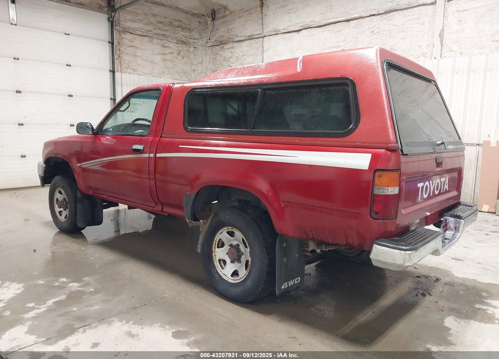 1994 TOYOTA PICKUP 1/2 TON SHRT WHEELBASE/DX VIN: JT4RN01P5R7068416