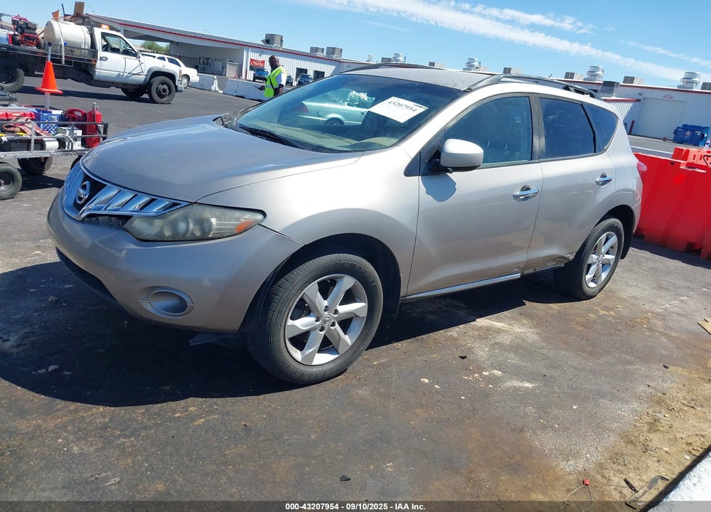 2009 NISSAN MURANO S VIN: JN8AZ18U99W006742