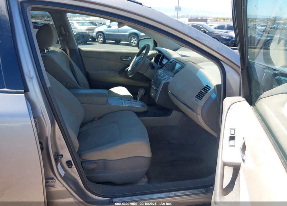 2009 NISSAN MURANO S VIN: JN8AZ18U99W006742