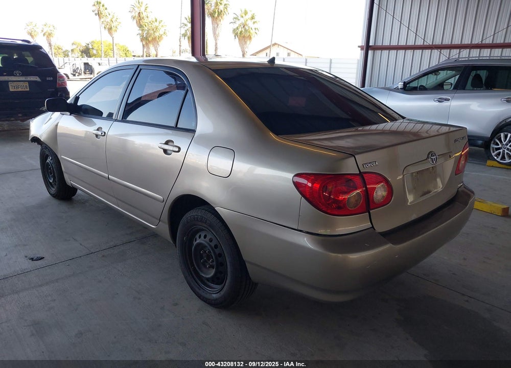 2005 TOYOTA COROLLA LE VIN: 2T1BR32EX5C551297