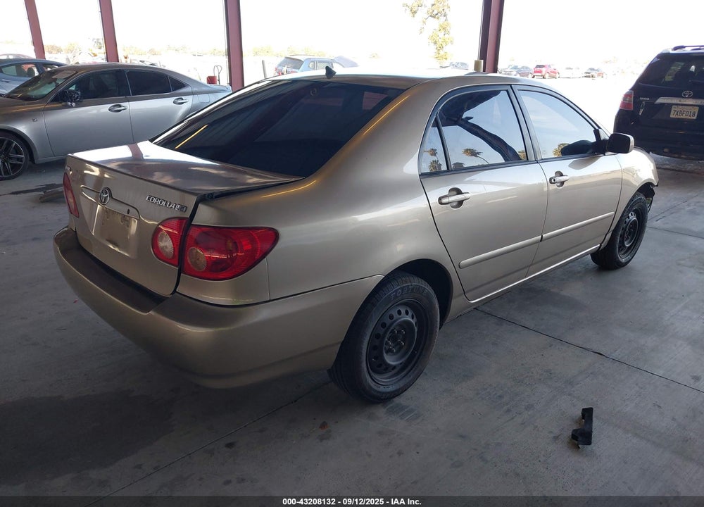 2005 TOYOTA COROLLA LE VIN: 2T1BR32EX5C551297
