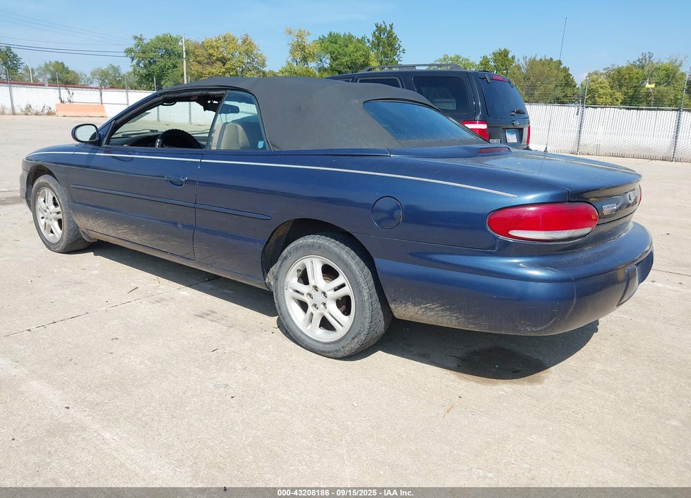 1996 CHRYSLER SEBRING JXI VIN: 3C3EL55H5TT309337