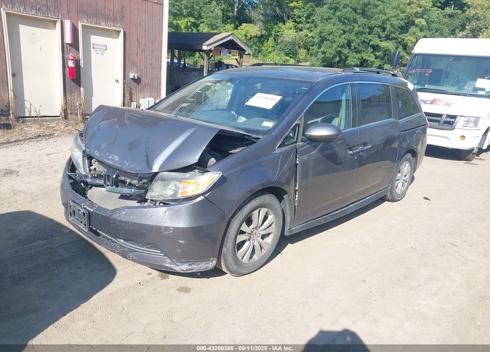 2016 HONDA ODYSSEY EX-L VIN: 5FNRL5H67GB124072