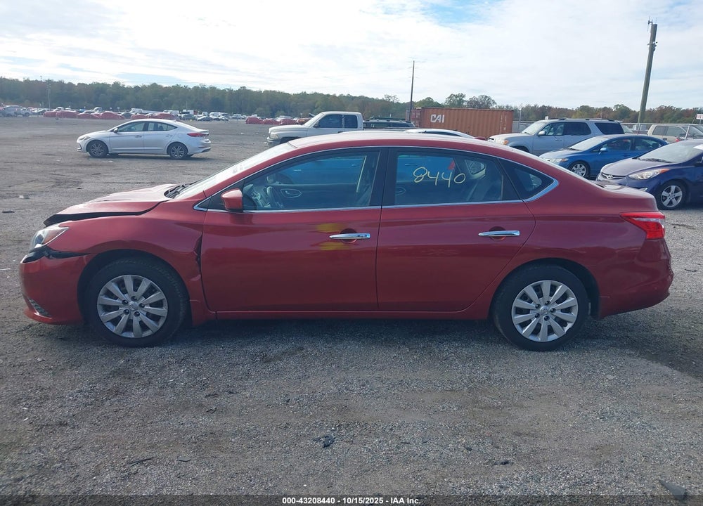 2016 NISSAN SENTRA SV VIN: 3N1AB7AP5GY239436