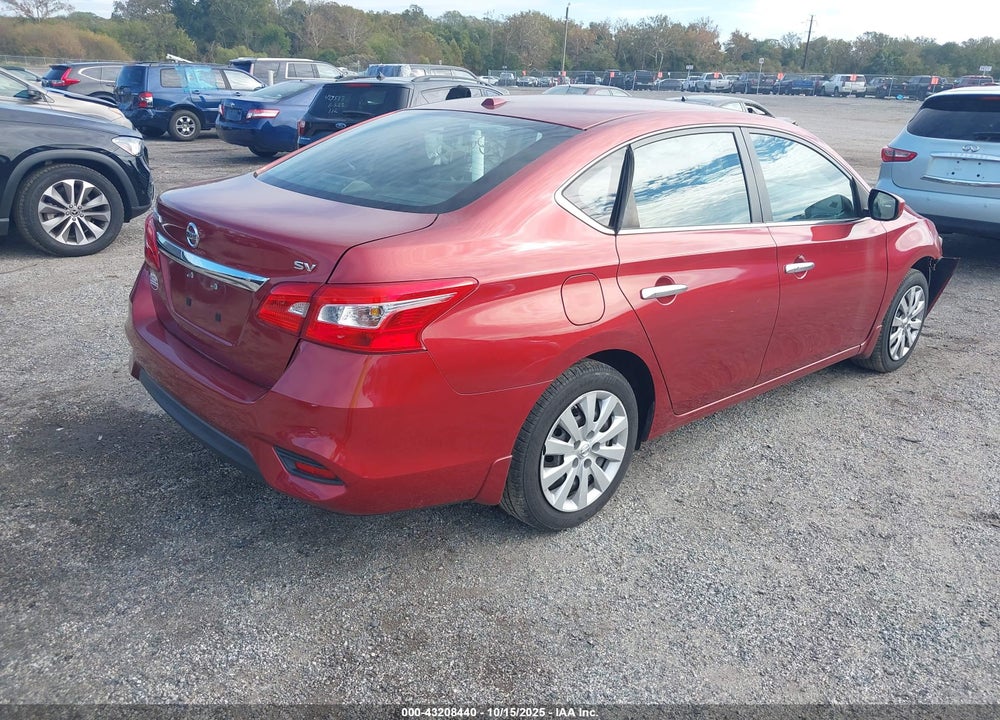 2016 NISSAN SENTRA SV VIN: 3N1AB7AP5GY239436