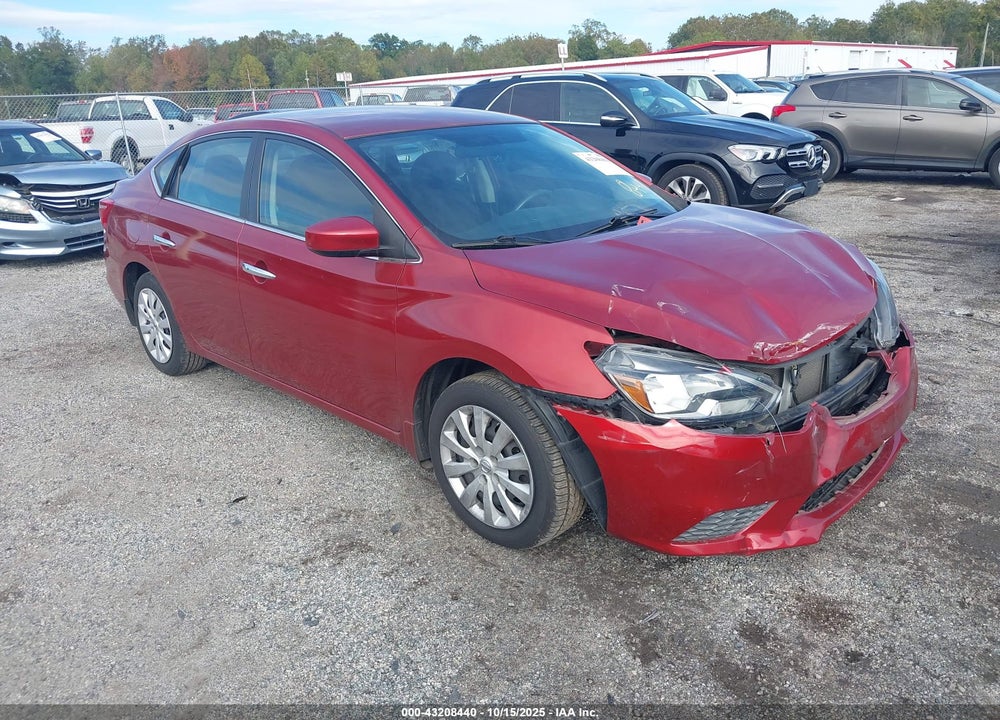 2016 NISSAN SENTRA SV VIN: 3N1AB7AP5GY239436