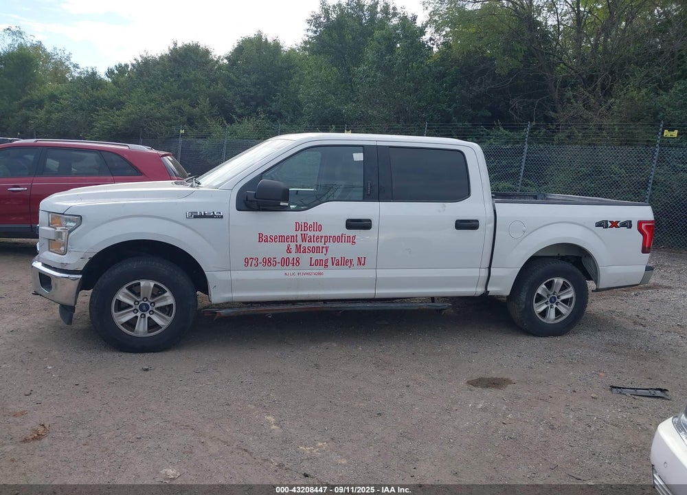 2017 FORD F-150 VIN: 1FTEW1E82HFB46322