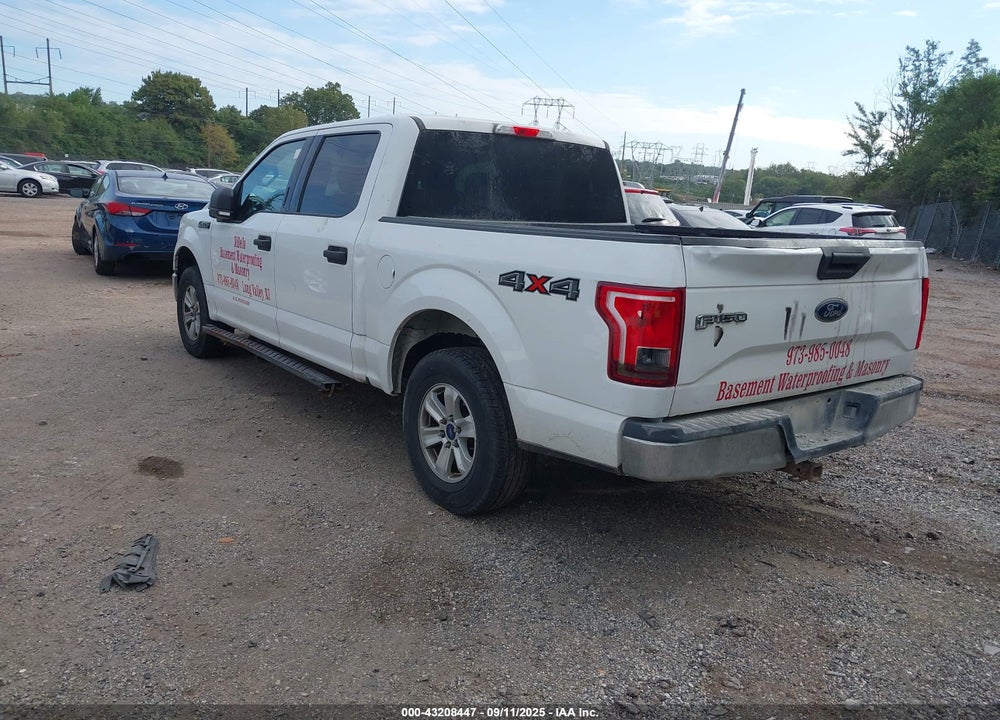 2017 FORD F-150 VIN: 1FTEW1E82HFB46322