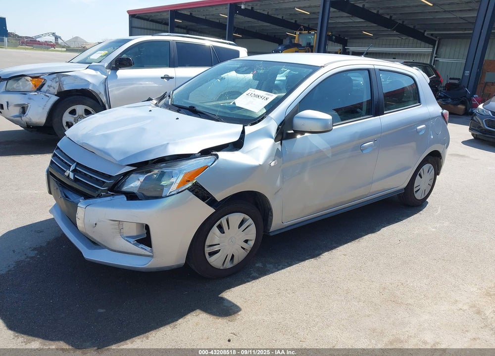 2021 MITSUBISHI MIRAGE CARBONITE EDITION/ES/LE VIN: ML32AUHJ6MH007619