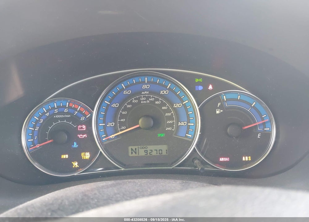 2009 SUBARU FORESTER 2.5X LIMITED VIN: JF2SH64629H738840