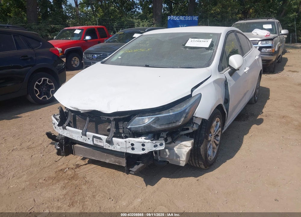 2019 CHEVROLET CRUZE LT VIN: 1G1BE5SM3K7107103